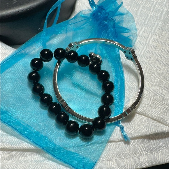 Brighton collectibles earrings “Infinity Sparkle” earrings & bracelets 3 pc - Picture 9 of 9